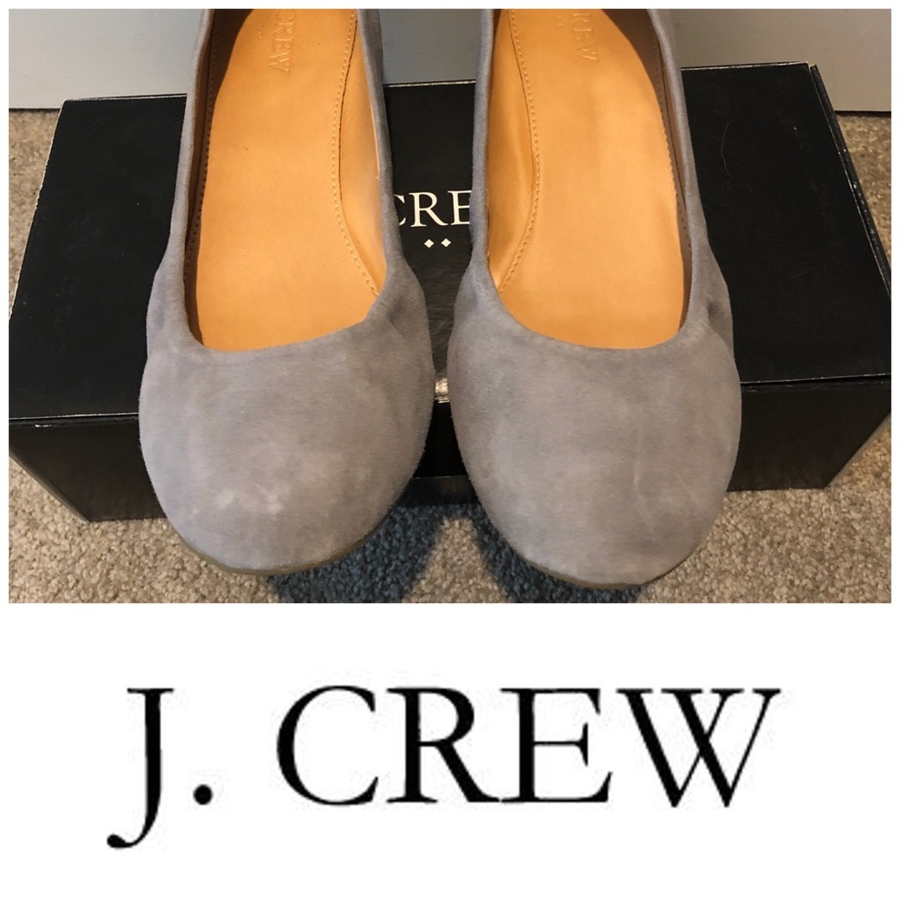 Anya Suede Ballet Flats by J. Crew